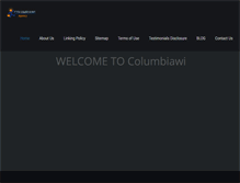 Tablet Screenshot of columbiawi.com